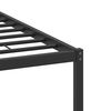 vidaXL Bed Frame Sonoma Oak Engineered wood, Steel Full Bed Frame