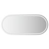 vidaXL LED Bathroom Mirror Transparent Glass 39.4 x 17.7 in