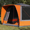 vidaXL Camping Tent Gray and orange 420 x 420 x 227 cm Polyester