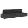vidaXL Garden Sofa Gray and anthracite