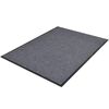 vidaXL Doormat Grey Polyester, PVC 35.4x47.2in Doormat Rectangular