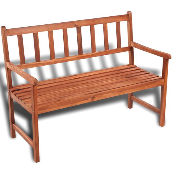 vidaXL Garden Bench Light Brown Acacia hardwood Medium Durable