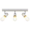 vidaXL Ceiling Spotlight White 14.96 x 2.56 x 4.53 in Metal