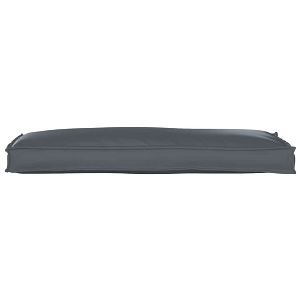 vidaXL Cushion Anthracite 43.31 x 15.75 x 3.15 in Oxford Fabric