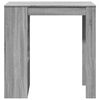 vidaXL Bar Table Grey Sonoma Engineered Wood Large Bar Table