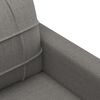 vidaXL 2-Seater Sofa Dark Gray 55.1" Fabric