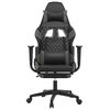 vidaXL Gaming Chair Black and Grey