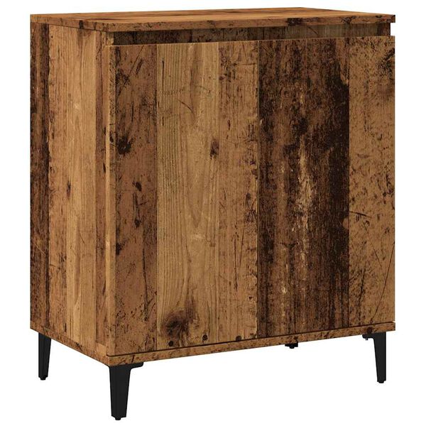 vidaXL Sideboard Vintage Wood Engineered Wood 23.6x13.8x27.6 in