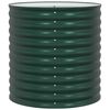 vidaXL Garden Raised Bed Green 31.5" x 31.5" x 31.9" Steel