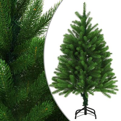 vidaXL Artificial Christmas Tree Lifelike Needles 4 ft Green