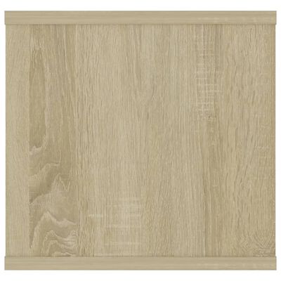 vidaXL Wall Shelf Sonoma Oak 40.2"x11.8"x11.4" Engineered Wood