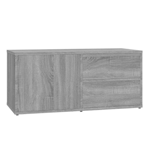 vidaXL TV Cabinet Grey Sonoma Engineered wood 31.5 in TV Cabinet