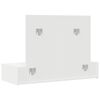 vidaXL Dressing Table White 39.37 x 15.75 x 27.56 in Engineered Wood