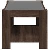 vidaXL Coffee Table Brown Oak Engineered wood Small Coffee Table