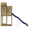vidaXL Outdoor Playset Natural wood, Blue Vacuum pressure treated pine wood