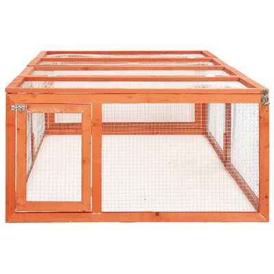 vidaXL Rabbit Hutch 72"x35.4"x18.1" Solid Firwood