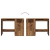 vidaXL Desk Old Wood Engineered Wood 39.4 x 19.3 x 29.5 in Desk