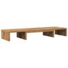 vidaXL Monitor Stand Riser Adjustable Artisian Oak 31.5x9.4x4.1" Engineered Wood