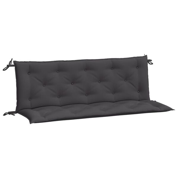 vidaXL Garden Bench Cushion Set of 2 Anthracite