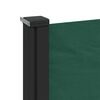 vidaXL Retractable Side Awning Dark Green 47.2"x196.9"