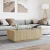 vidaXL Coffee Table Sonoma oak Engineered wood 45.7 x 27.2 x 15.7 in