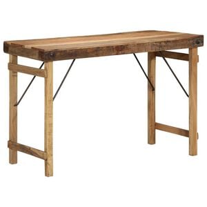 vidaXL Dining Table Brown 43.3" x 21.7" x 29.9" solid reclaimed wood
