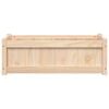 vidaXL Garden Planter Natural wood tone Solid pine wood Large