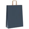 vidaXL Paper Bags 50 pcs with Handles Blue 32x12x42 cm
