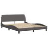 vidaXL Bed Frame Grey