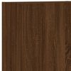 vidaXL TV Wall Unit Brown Oak Engineered Wood Large TV Wall Unit