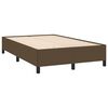 vidaXL Box Spring Bed with Mattress Dark Brown