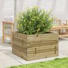 vidaXL Garden Planter Brown Pressure treated pinewood