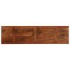vidaXL Table Top Multicolor Solid reclaimed wood 39.4 x 7.9 in Durable