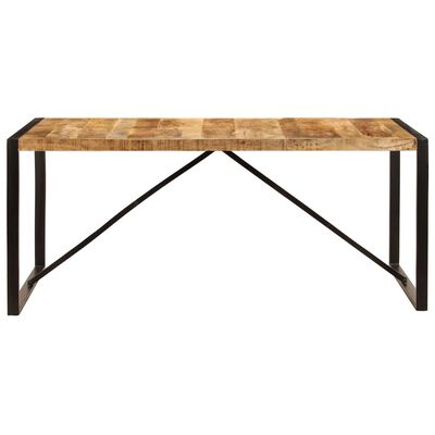 vidaXL Dining Table 70.9"x35.4"x29.5" Solid Mango Wood
