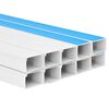 vidaXL Cable Trunking Self-Adhesive 5.9"x2" 32.8' PVC