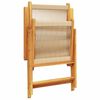 vidaXL Garden Chair Set of 8 Beige Solid Acacia Wood with Oil Finish