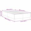 vidaXL Box Spring Bed Light Grey 47.24 x 78.74 in Velvet