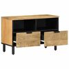 vidaXL TV Cabinet Mango Desert Brown Solid Mango Wood Standard