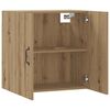 vidaXL Wall Cabinet Artisan oak Engineered wood 23.6 x 12.2 x 23.6 in