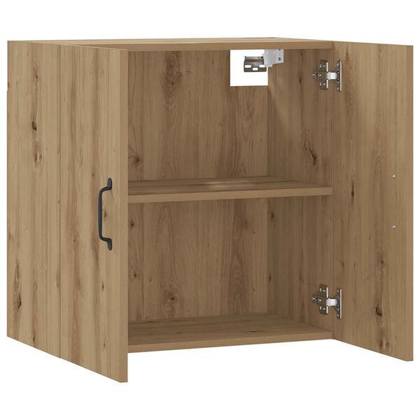 vidaXL Wall Cabinet Artisan oak Engineered wood 23.6 x 12.2 x 23.6 in