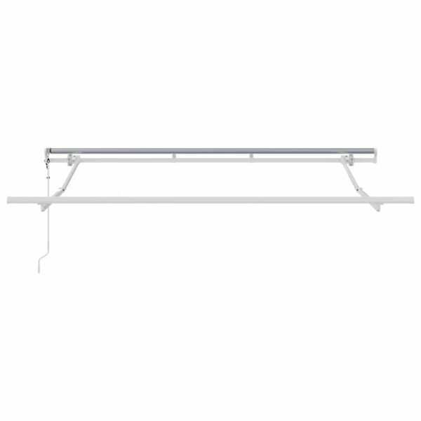 vidaXL Awning Frame White 118.1" x 78.7" Metal
