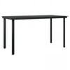 vidaXL Garden Dining Set Black