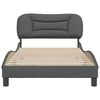 vidaXL Bed Frame Dark grey