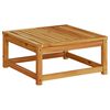 vidaXL Garden Table Brown Solid Acacia wood Small Durable