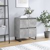 vidaXL Sideboard Concrete grey Engineered wood Medium Sideboard