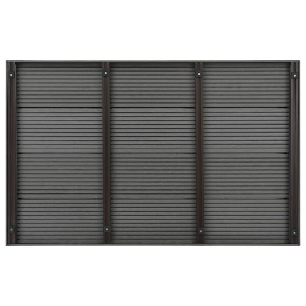 vidaXL Floor Element Grey Wood plastic composite (WPC) Medium Non-slip