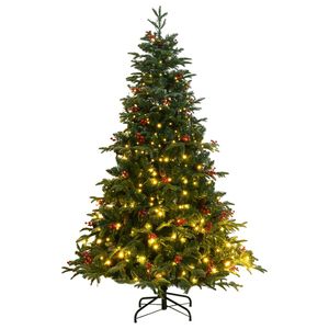 vidaXL Artificial Hinged Christmas Tree