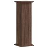vidaXL Plant Stand Brown Oak Engineered Wood 12.9 in x 12.9 in x 39.4 in