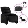vidaXL Electric Massage Recliner Chair Black