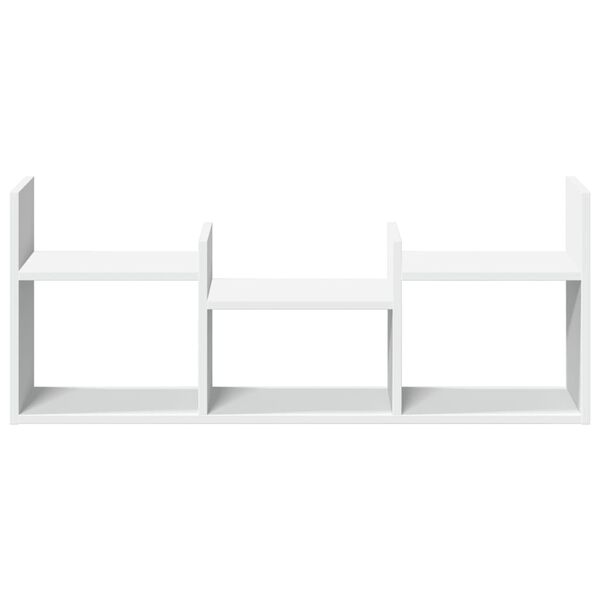vidaXL Wall Cabinet White Engineered wood 39.4 x 7.1 x 15.7 in